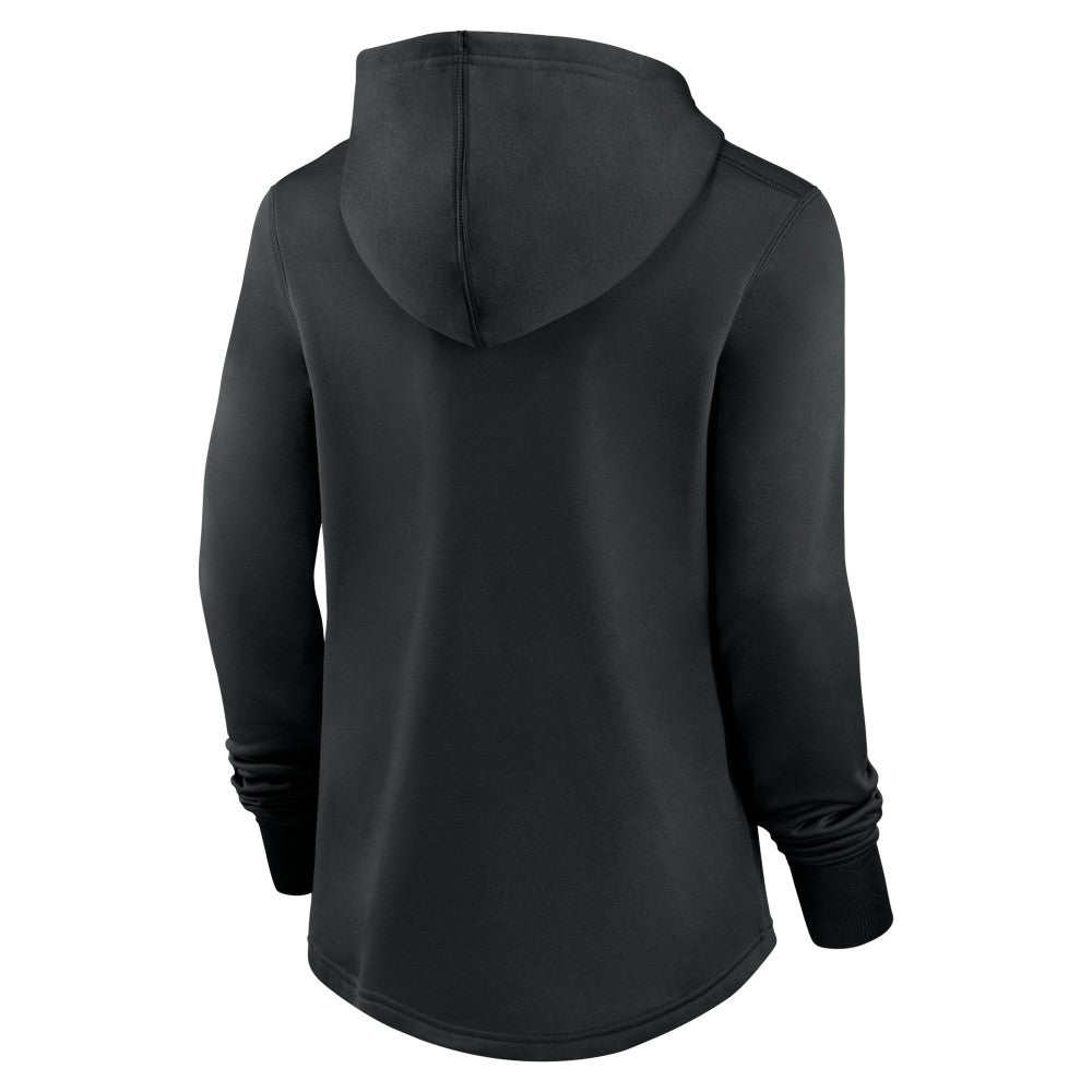 Miami Marlins Nike Women's Authentic Collection Pregame Performance Pullover Hoodie Discount