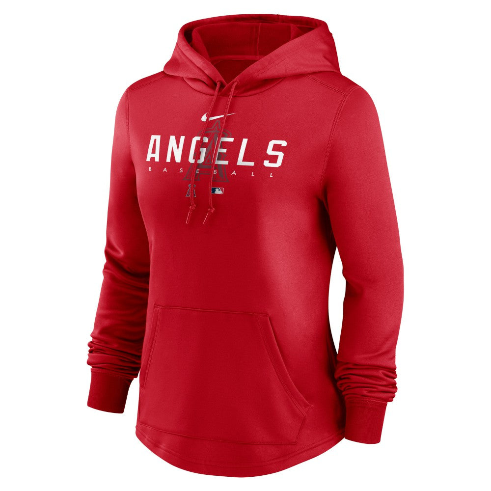 Los Angeles Angels Nike Women's Authentic Collection Pregame Performance Pullover Hoodie Discount