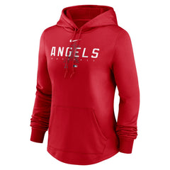 Los Angeles Angels Nike Women's Authentic Collection Pregame Performance Pullover Hoodie Discount