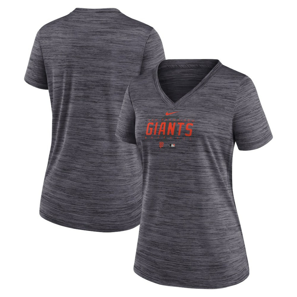 San Francisco Giants Nike Women's Authentic Collection Velocity Practice Performance V-Neck T-Shirt Near Me