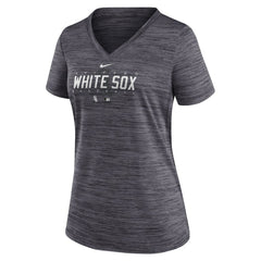 Chicago White Sox Nike Women's Authentic Collection Velocity Practice Performance V-Neck T-Shirt Online