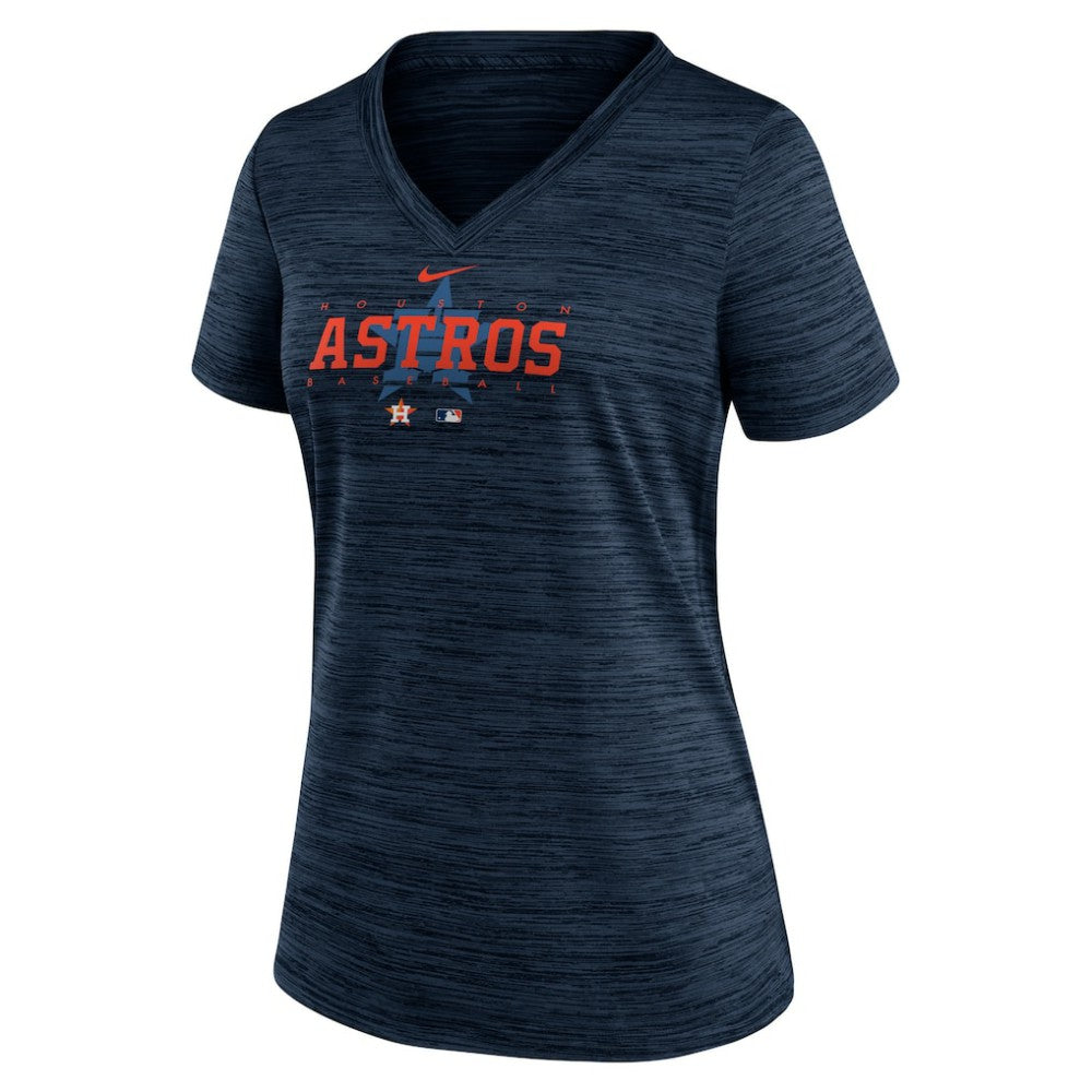 Houston Astros Nike Women's Authentic Collection Velocity Practice Performance V-Neck T-Shirt Near Me