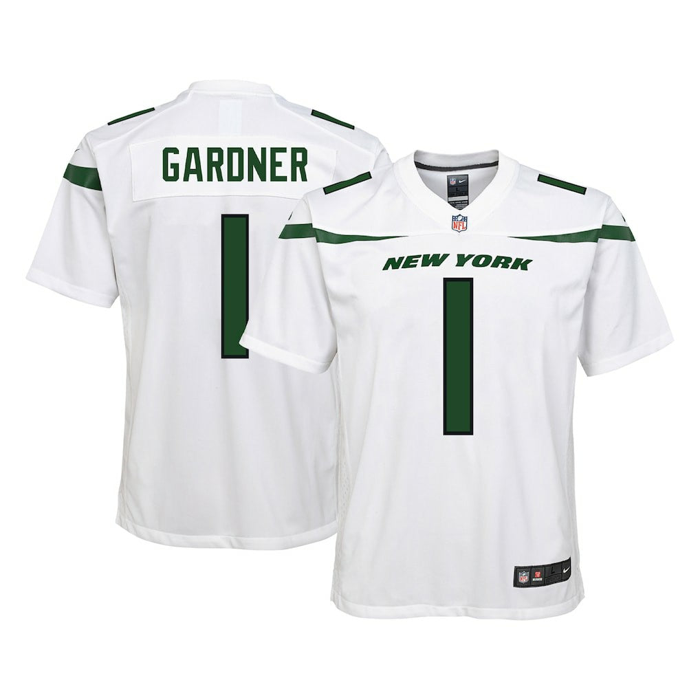 Ahmad Sauce Gardner New York Jets Youth Game Jersey - White - Nike