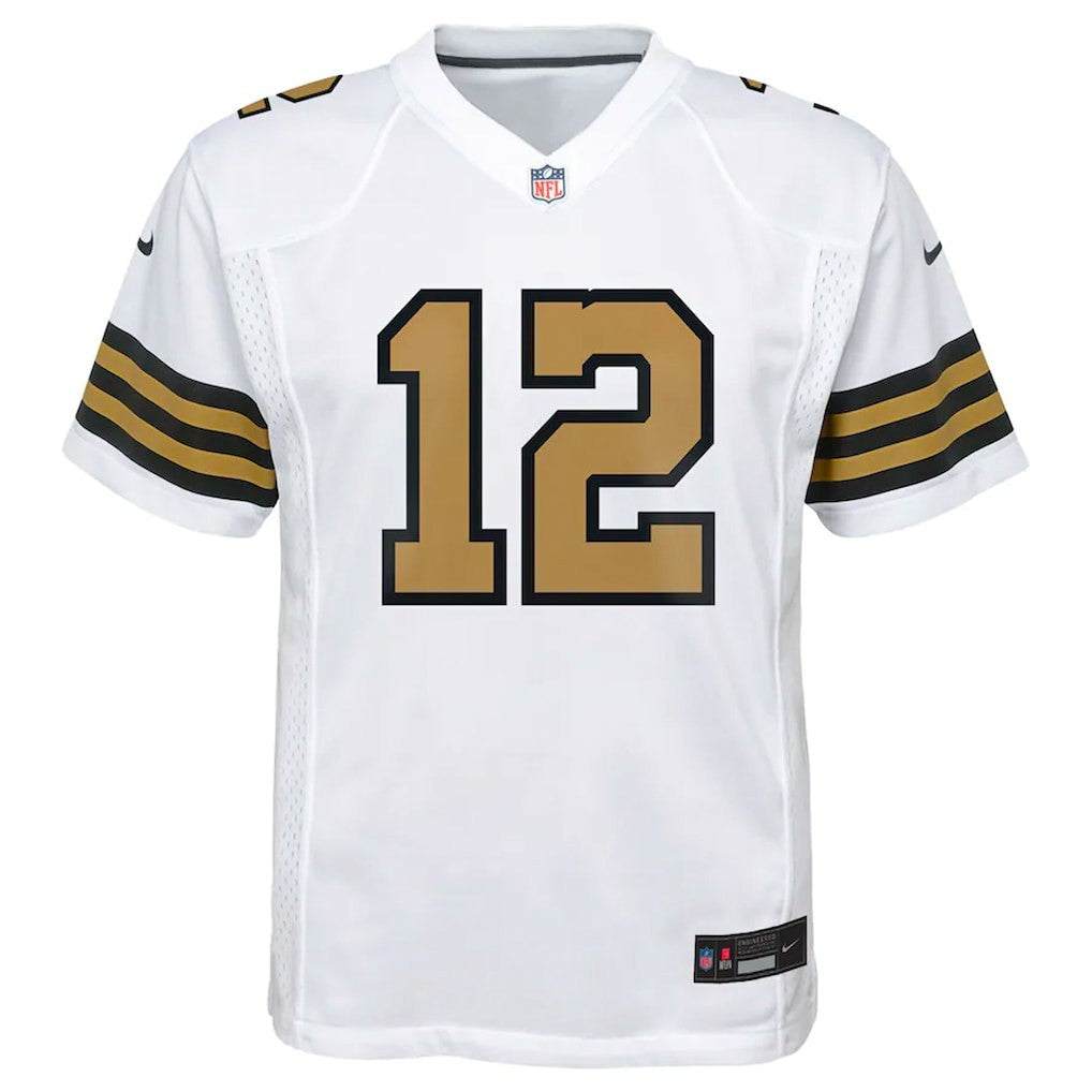 Chris Olave New Orleans Saints Youth Game Jersey - White - Nike