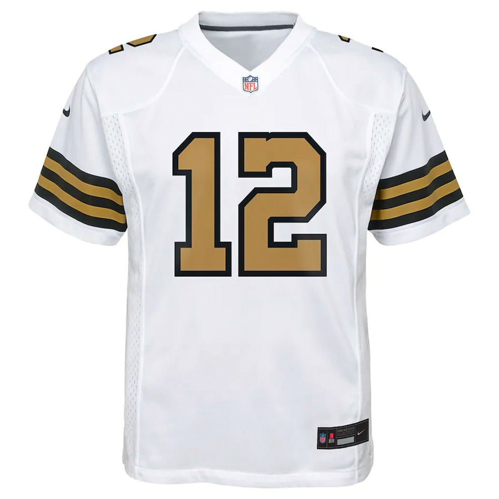 Chris Olave New Orleans Saints Youth Game Jersey - White - Nike