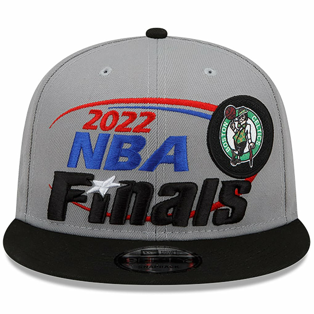 New Era Boston Celtics 2022 Eastern Conference Champions Locker Room 9FIFTY Snapback Adjustable Hat Gray/Black