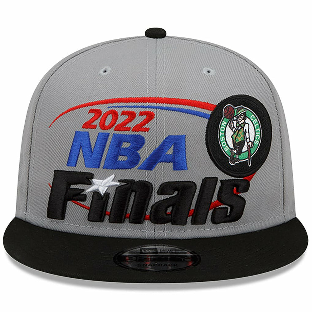 New Era Boston Celtics 2022 Eastern Conference Champions Locker Room 9FIFTY Snapback Adjustable Hat Gray/Black