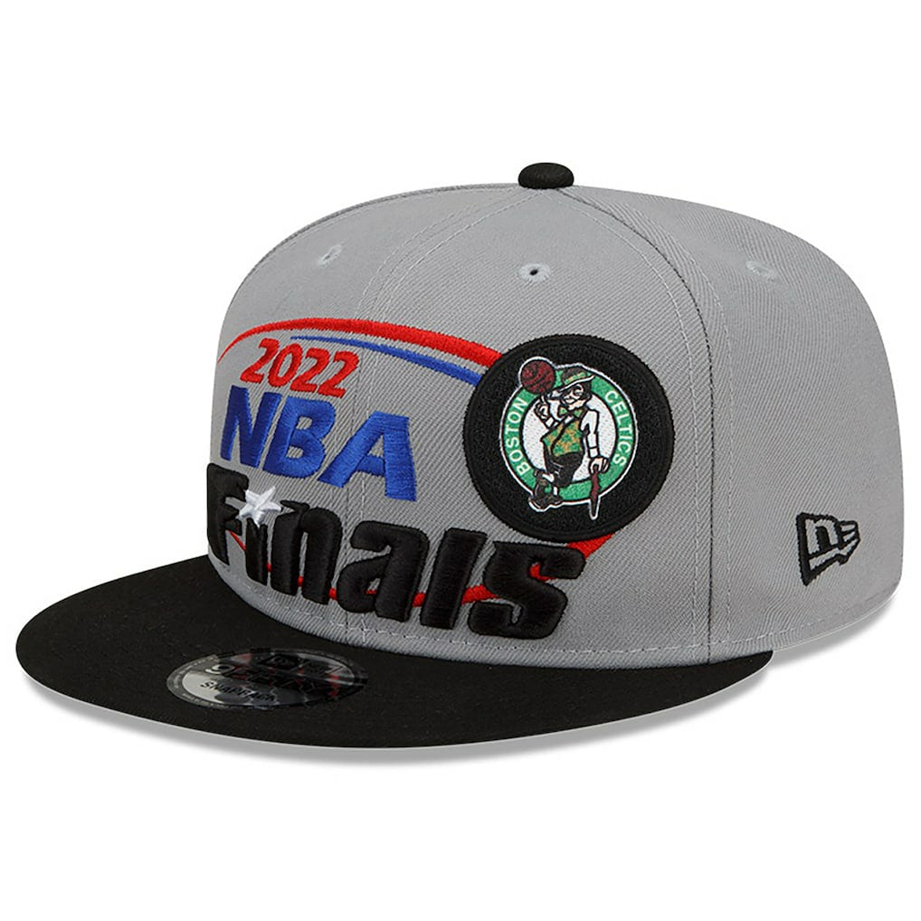 New Era Boston Celtics 2022 Eastern Conference Champions Locker Room 9FIFTY Snapback Adjustable Hat Gray/Black