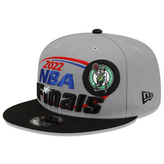 New Era Boston Celtics 2022 Eastern Conference Champions Locker Room 9FIFTY Snapback Adjustable Hat Gray/Black
