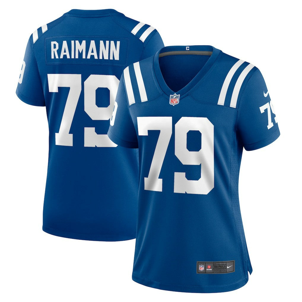 Bernhard Raimann Indianapolis Colts Women's Player Game Jersey - Royal - Nike