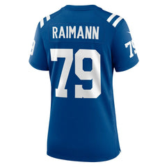 Bernhard Raimann Indianapolis Colts Women's Player Game Jersey - Royal - Nike