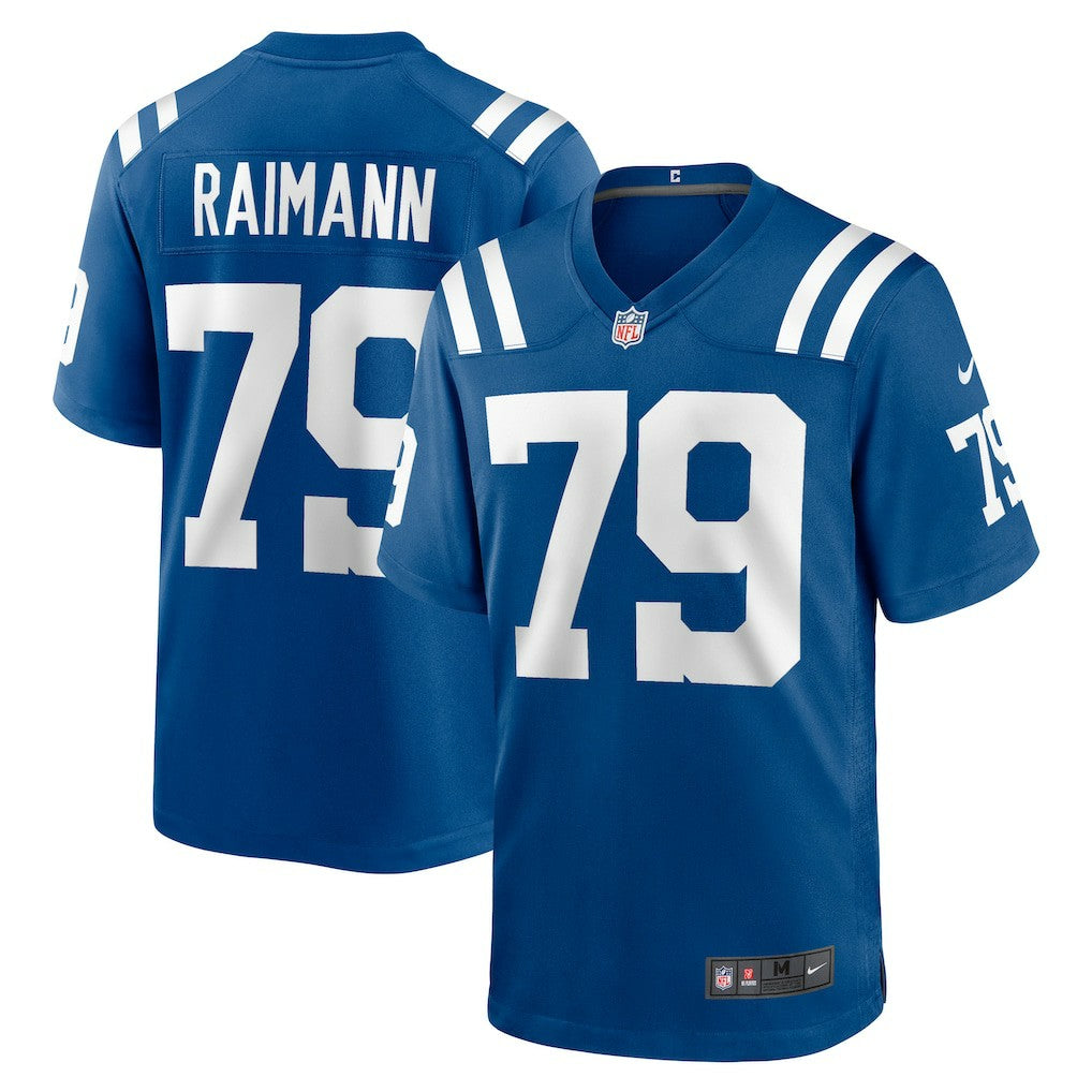 Bernhard Raimann Indianapolis Colts Player Game Jersey - Royal - Nike