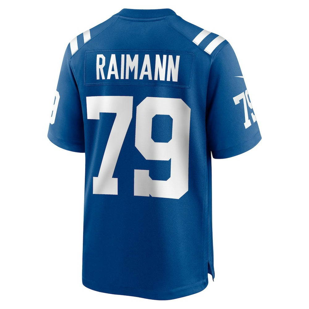 Bernhard Raimann Indianapolis Colts Player Game Jersey - Royal - Nike