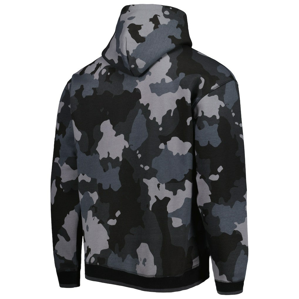 Las Vegas Raiders The Wild Collective Camo Pullover Hoodie - Black - NFL