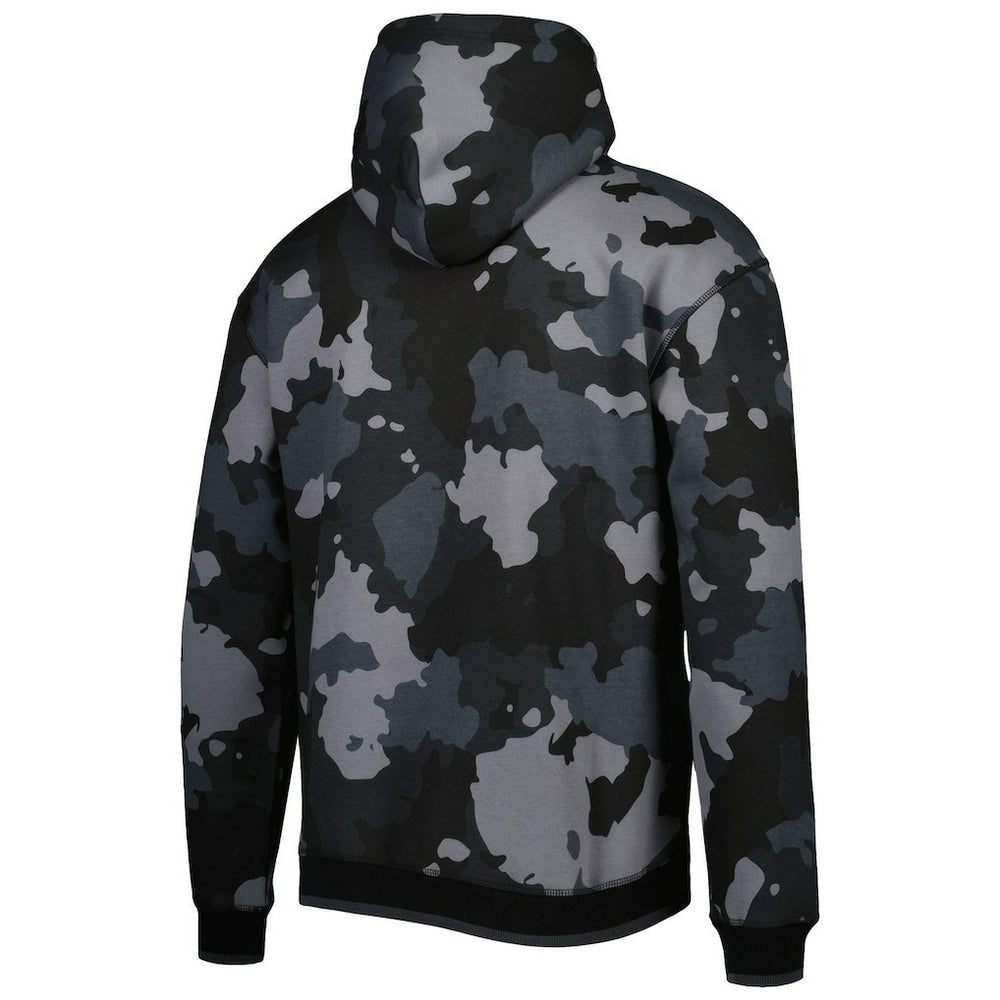 New England Patriots The Wild Collective Camo Pullover Hoodie - Black - NFL