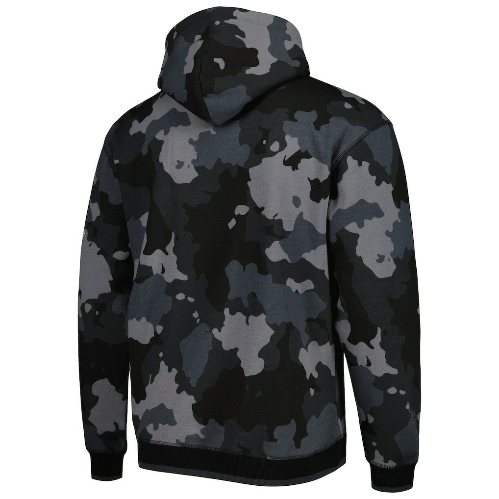 New Orleans Saints The Wild Collective Camo Pullover Hoodie - Black - NFL