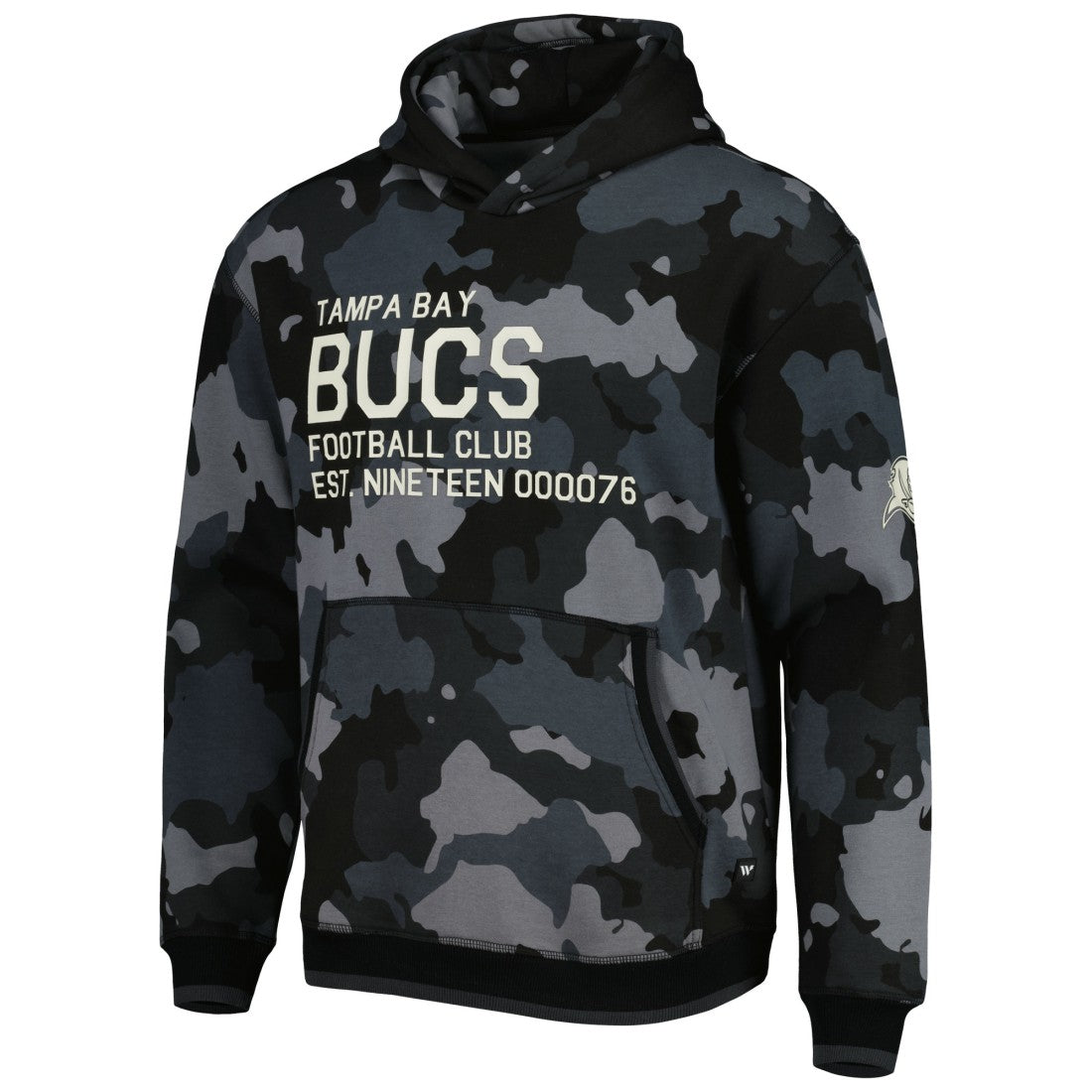 Tampa Bay Buccaneers The Wild Collective Camo Pullover Hoodie - Black - NFL