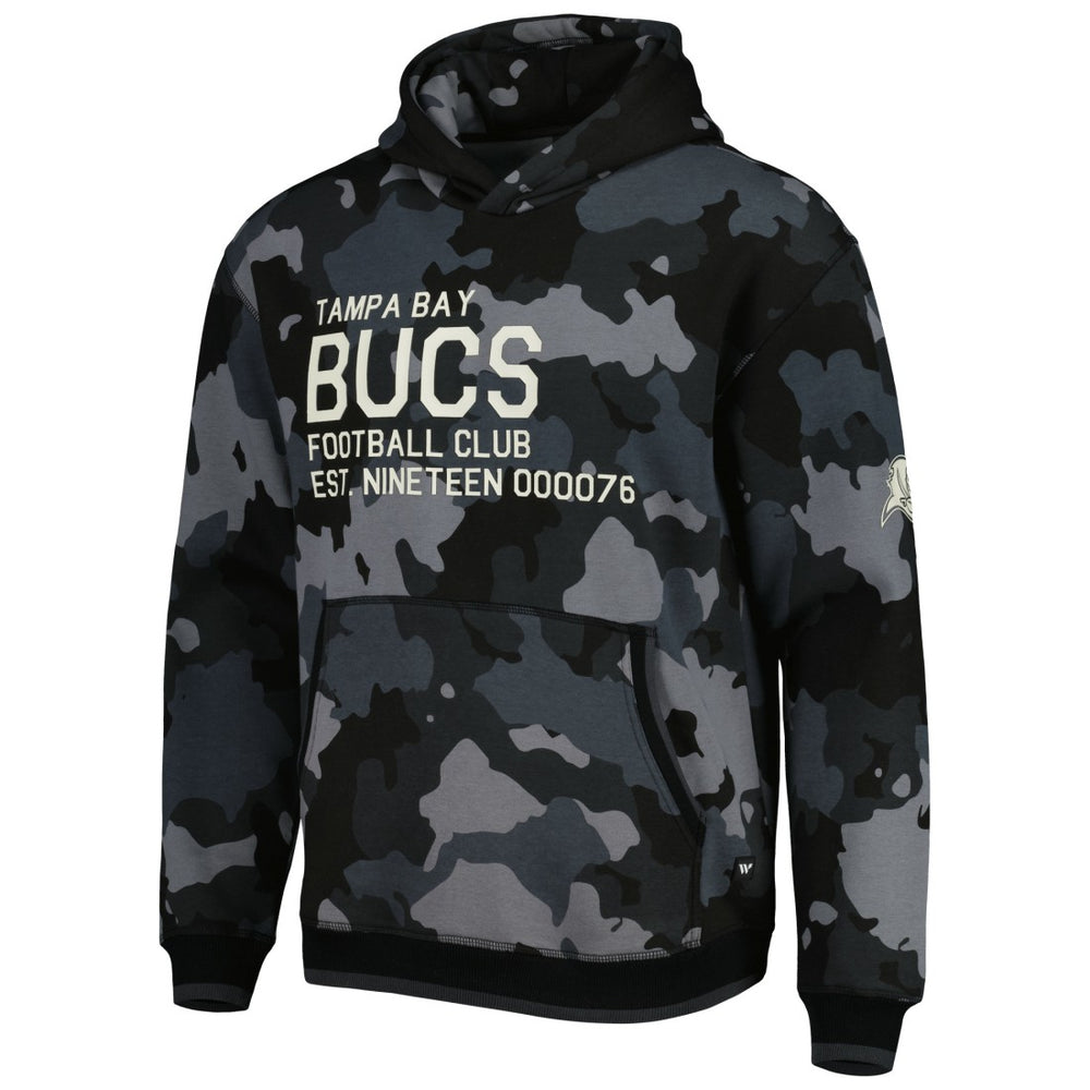 Tampa Bay Buccaneers The Wild Collective Camo Pullover Hoodie - Black - NFL