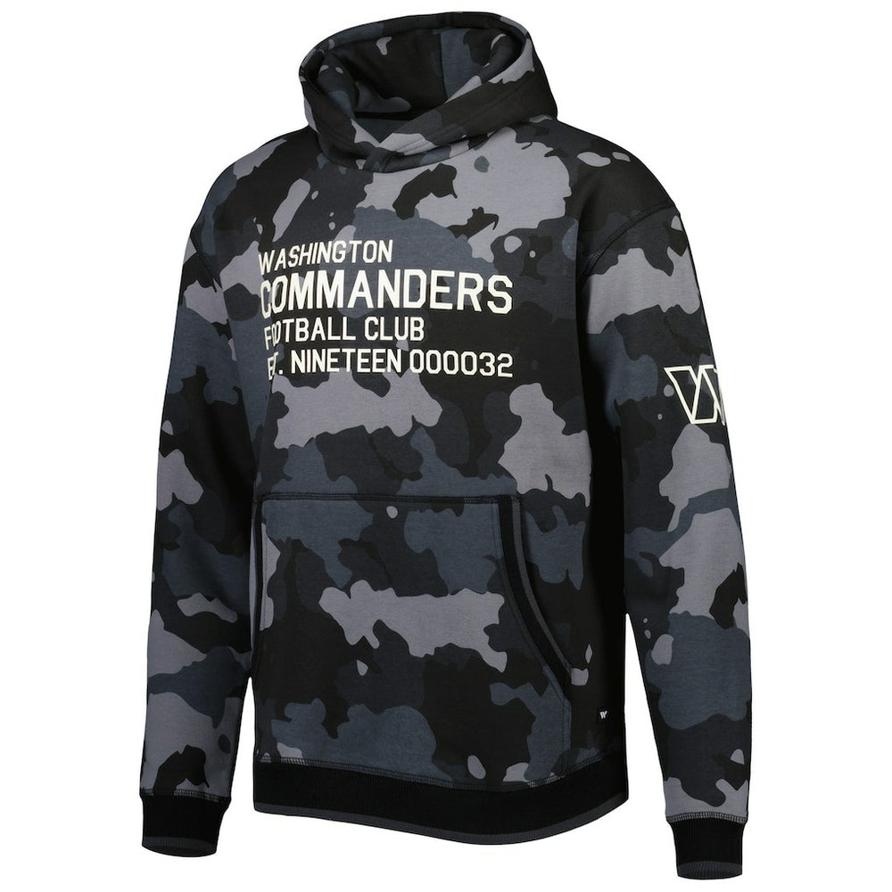 Washington Commanders The Wild Collective Camo Pullover Hoodie - Black - NFL