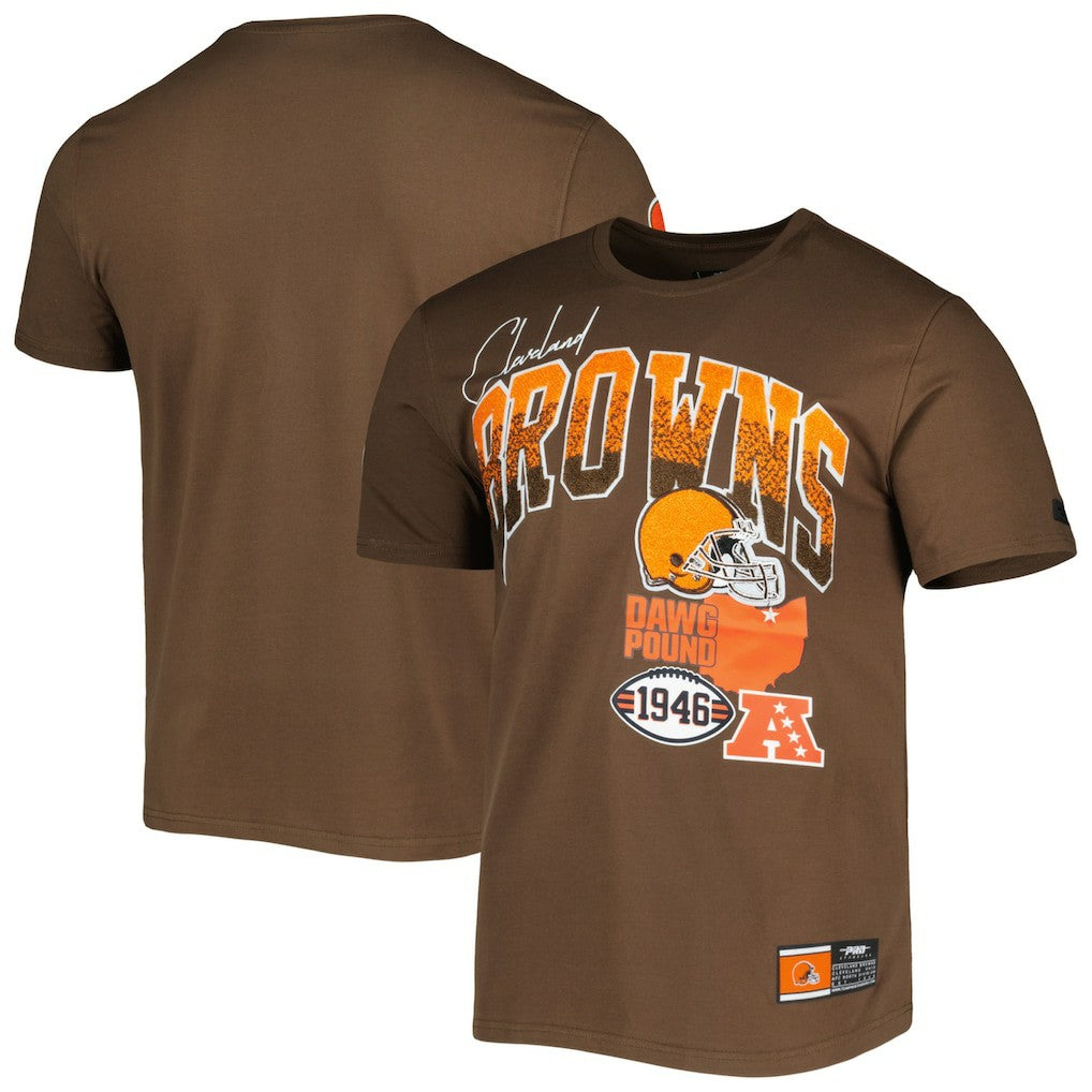 Cleveland Browns Pro Standard Hometown Collection T-Shirt - Brown - NFL