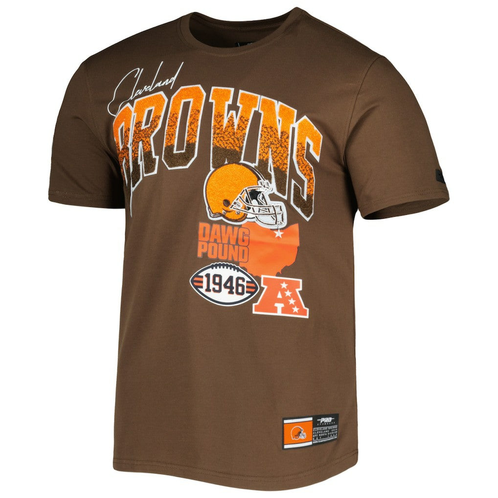 Cleveland Browns Pro Standard Hometown Collection T-Shirt - Brown - NFL