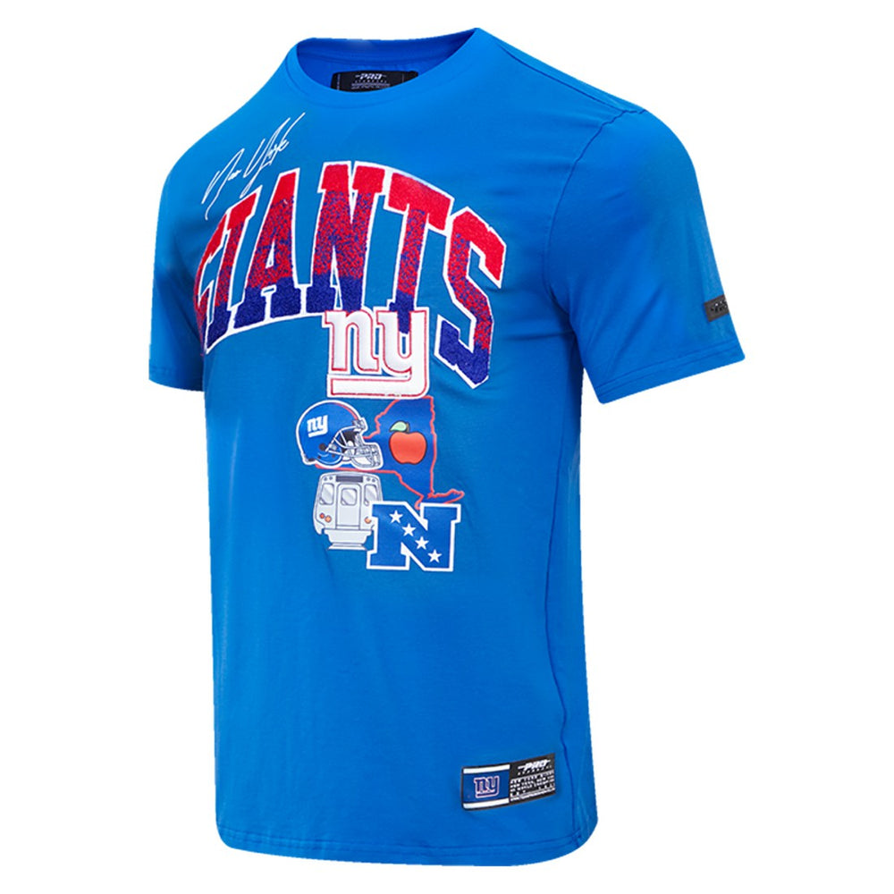 New York Giants Pro Standard Super Bowl XLVI Patch Hometown Collection T-Shirt - Royal - NFL