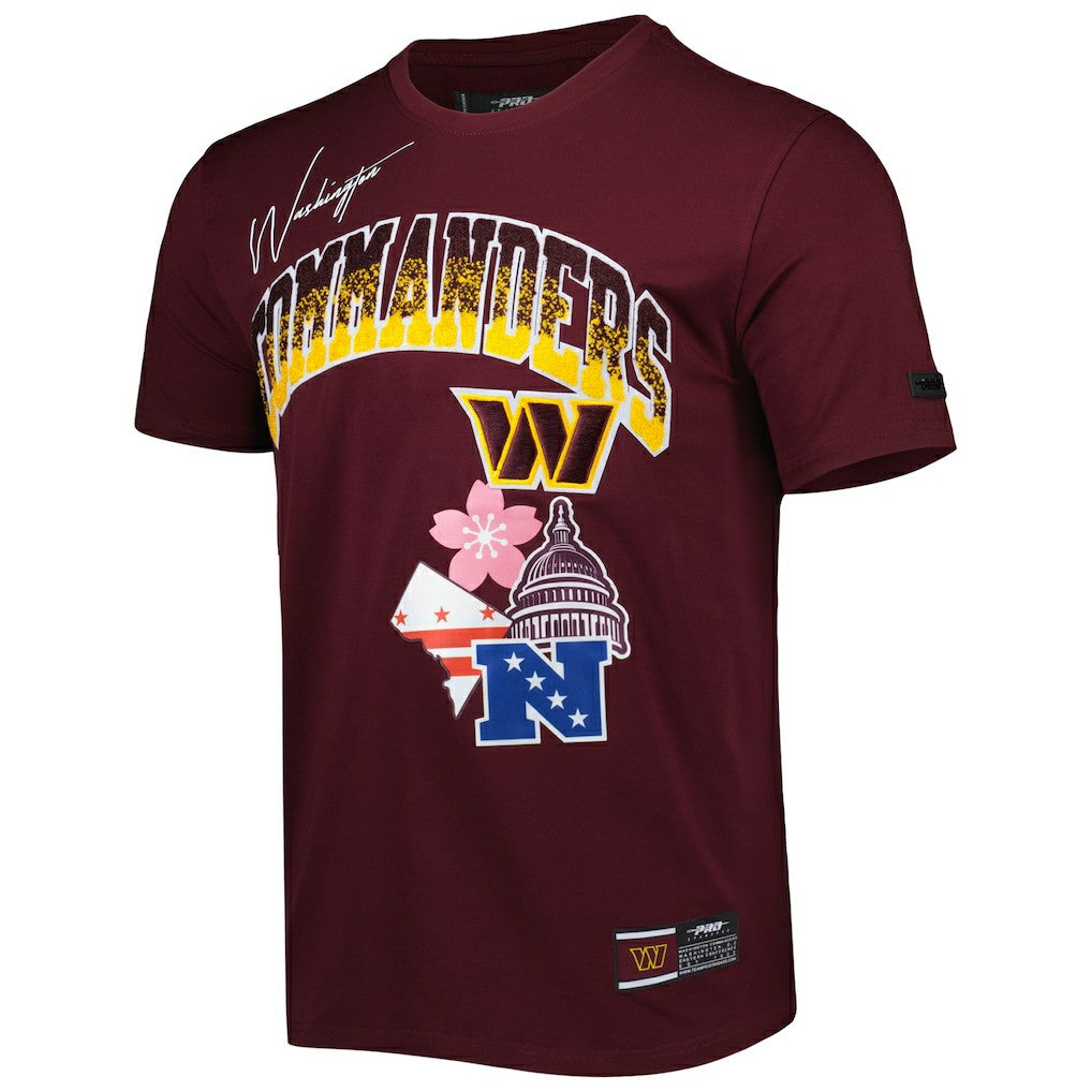 Washington Commanders Pro Standard Hometown Collection T-Shirt - Burgundy - NFL