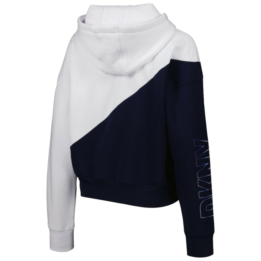 Atlanta Braves DKNY Sport Women's Bobbi Colorblock Pullover Hoodie Sale