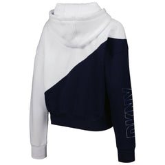 Atlanta Braves DKNY Sport Women's Bobbi Colorblock Pullover Hoodie Sale