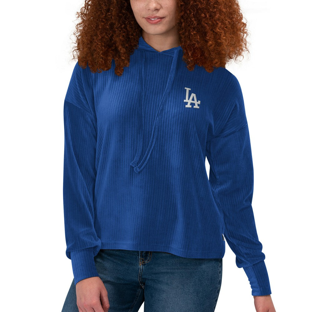 Los Angeles Dodgers Touch Women's End Line Pullover Hoodie Outlet