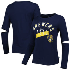 Milwaukee Brewers Touch Women's Formation Long Sleeve T-Shirt Sale