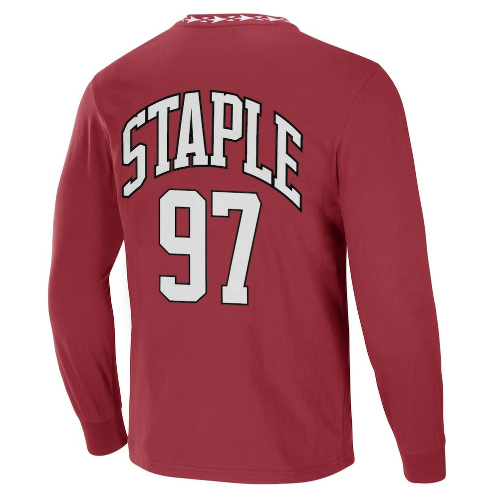 Arizona Cardinals NFL x Staple Core Team Long Sleeve T-Shirt - Red - NFL