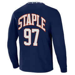 Chicago Bears NFL x Staple Core Team Long Sleeve T-Shirt - Navy - NFL