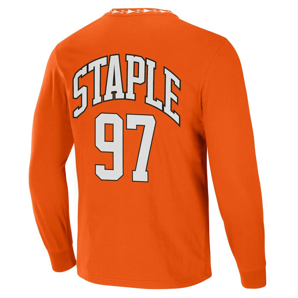 Cleveland Browns NFL x Staple Core Team Long Sleeve T-Shirt - Orange - NFL