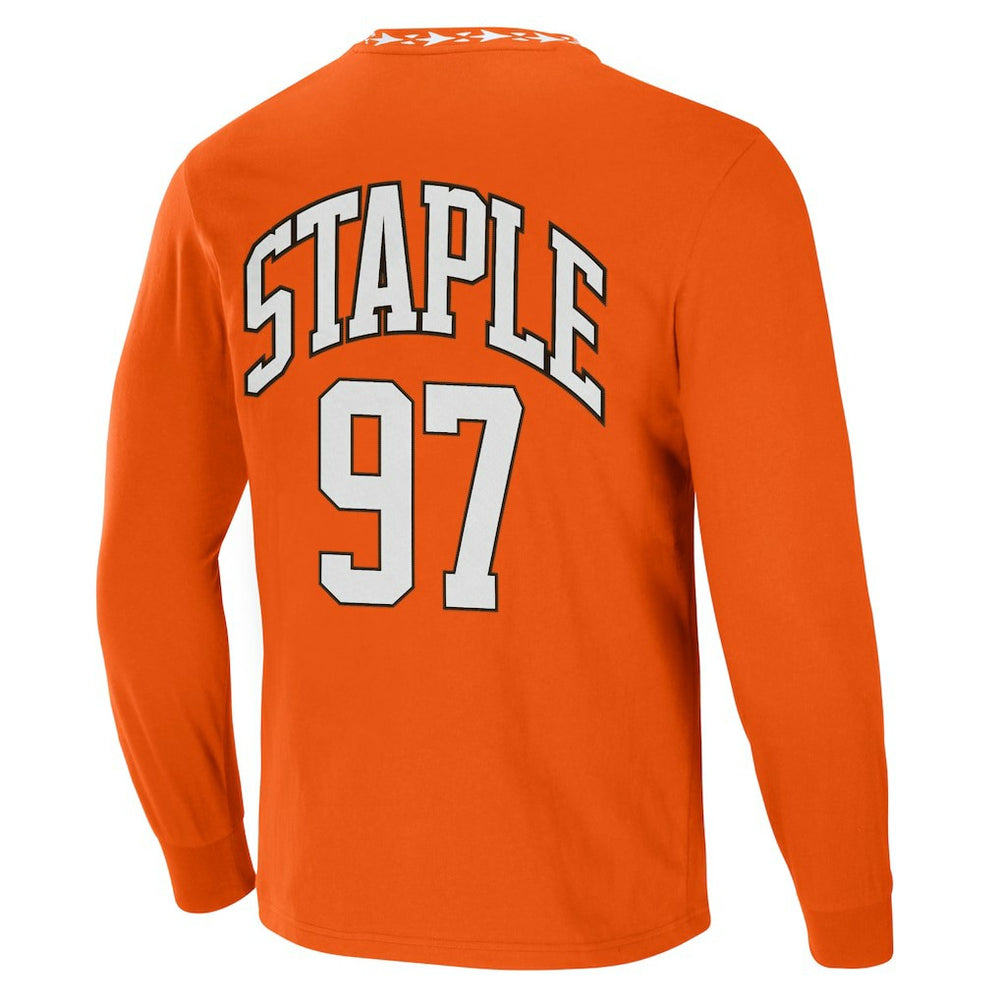 Cleveland Browns NFL x Staple Core Team Long Sleeve T-Shirt - Orange - NFL