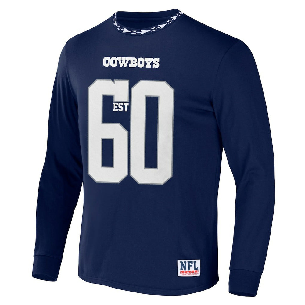 Dallas Cowboys NFL x Staple Core Team Long Sleeve T-Shirt - Navy - NFL