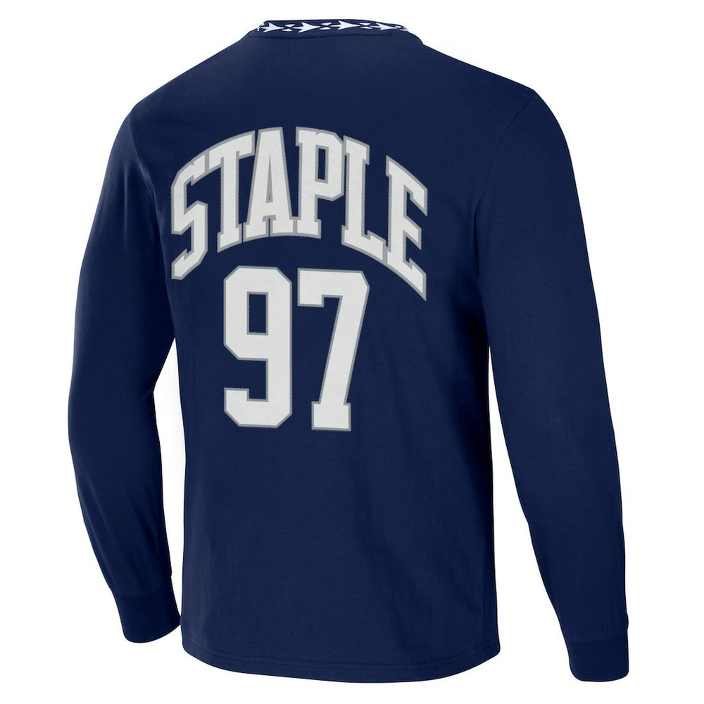Dallas Cowboys NFL x Staple Core Team Long Sleeve T-Shirt - Navy - NFL
