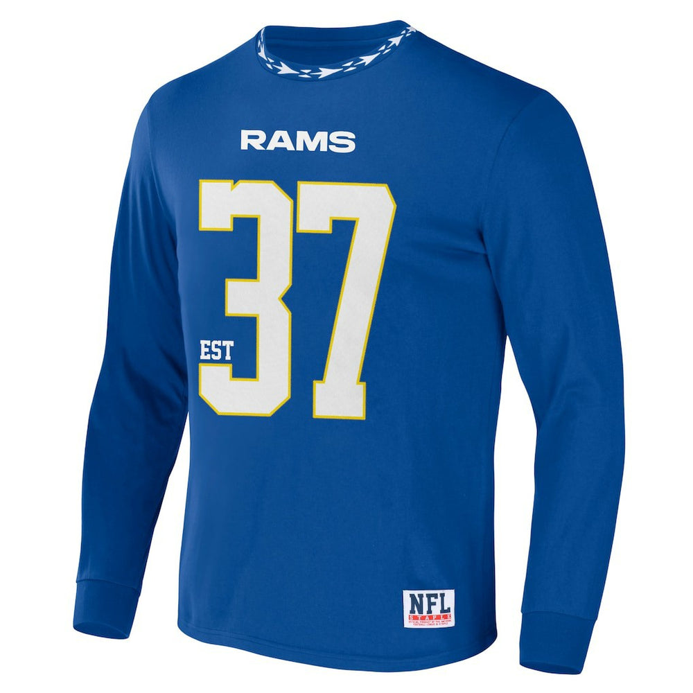 Los Angeles Rams NFL x Staple Core Team Long Sleeve T-Shirt - Royal - NFL