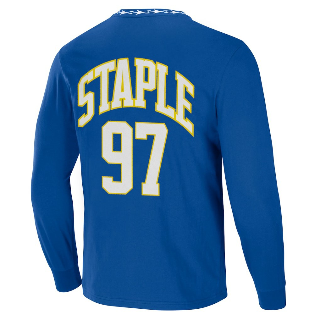 Los Angeles Rams NFL x Staple Core Team Long Sleeve T-Shirt - Royal - NFL