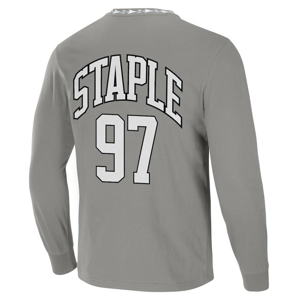 Las Vegas Raiders NFL x Staple Core Team Long Sleeve T-Shirt - Gray - NFL