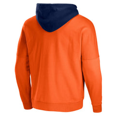 Denver Broncos NFL x Staple Throwback Vintage Wash Pullover Hoodie - Orange - NFL