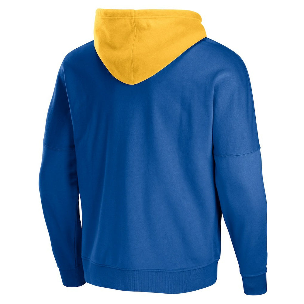 Los Angeles Rams NFL x Staple Throwback Vintage Wash Pullover Hoodie - Navy - NFL