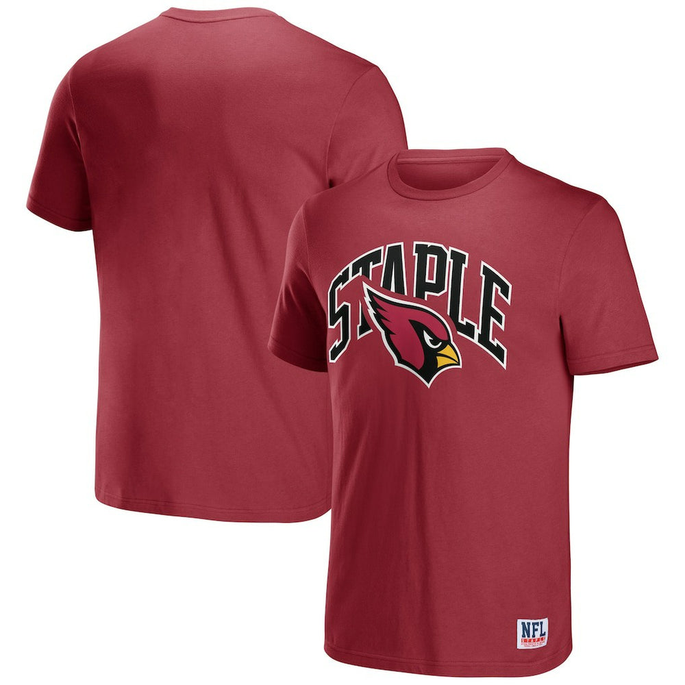 Arizona Cardinals NFL x Staple Logo Lockup T-Shirt - Cardinal - NFL