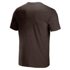 Cleveland Browns NFL x Staple Logo Lockup T-Shirt - Brown - NFL