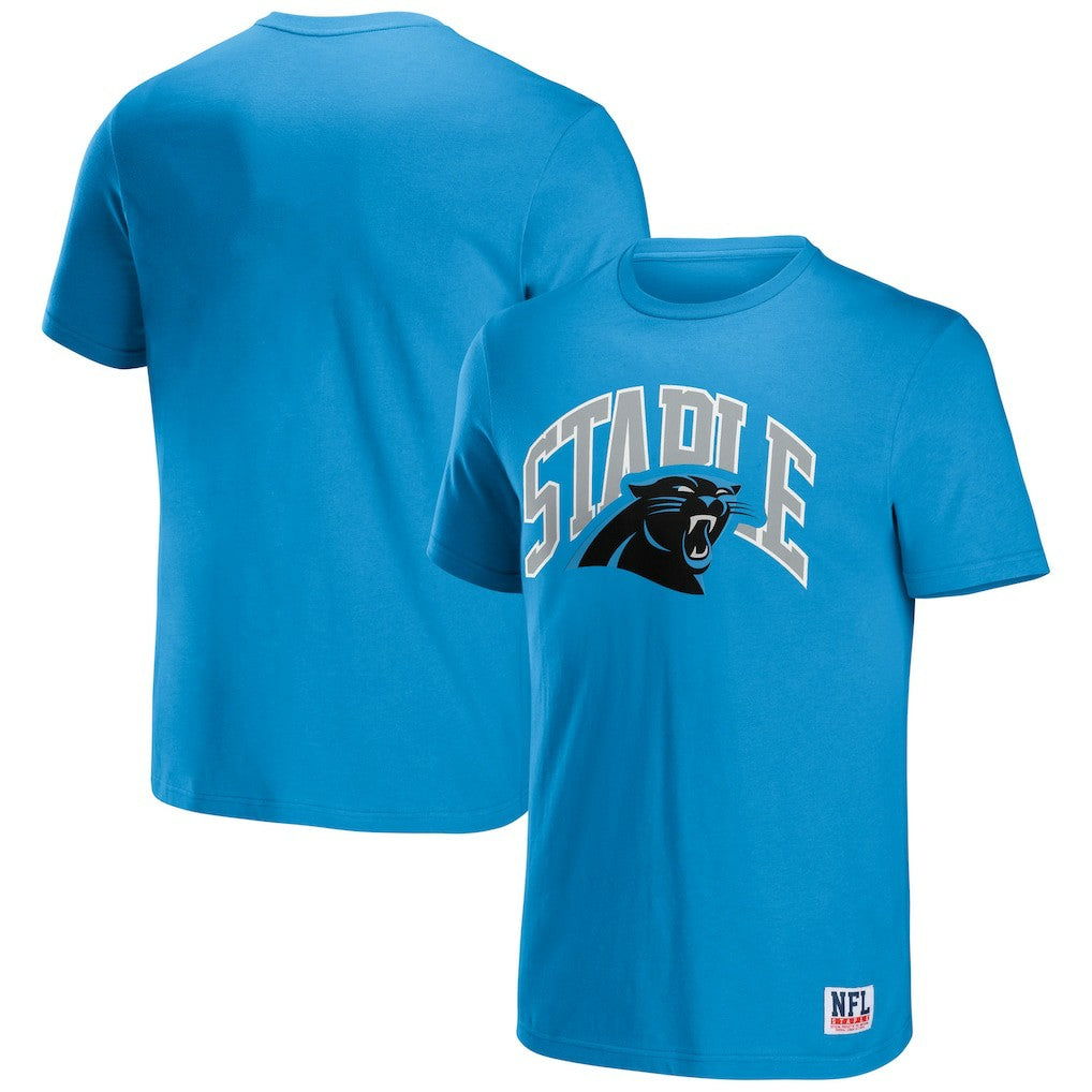 Carolina Panthers NFL x Staple Logo Lockup T-Shirt - Blue - NFL