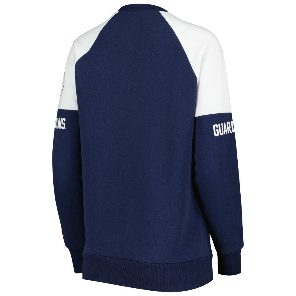 Cleveland Guardians Starter Women's Baseline Raglan Pullover Sweatshirt Discount