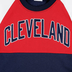 Cleveland Guardians Starter Women's Baseline Raglan Pullover Sweatshirt Discount