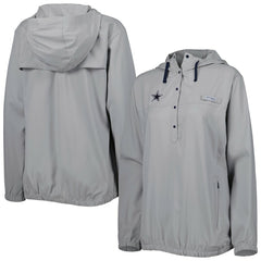 Dallas Cowboys Women's Tamiami Omni-Shade Pullover Hoodie - Gray - Columbia