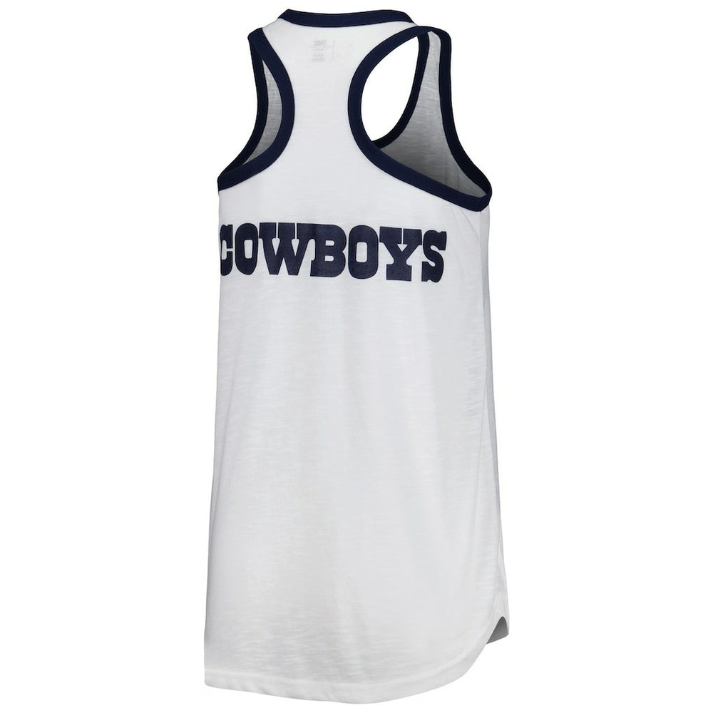 Dallas Cowboys G-III 4Her by Carl Banks Women's Tater Tank Top - White - NFL