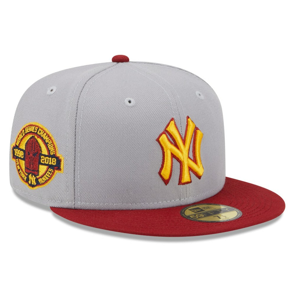 New York Yankees New Era World Series Champions Navy Undervisor 59FIFTY Fitted Hat Online